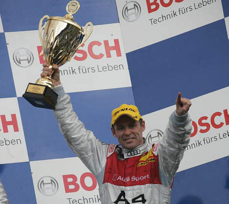 Tom Kristensen kørte sig ind på en 3. plads i løbet, og sikrede dermed Audi alle tre pladser på podiet.
